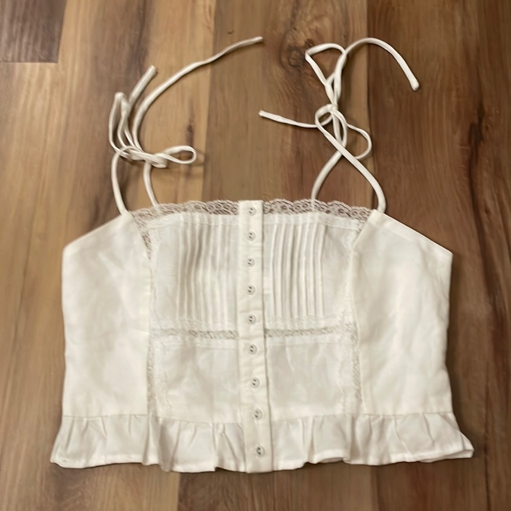 Astr the label romantic white tank